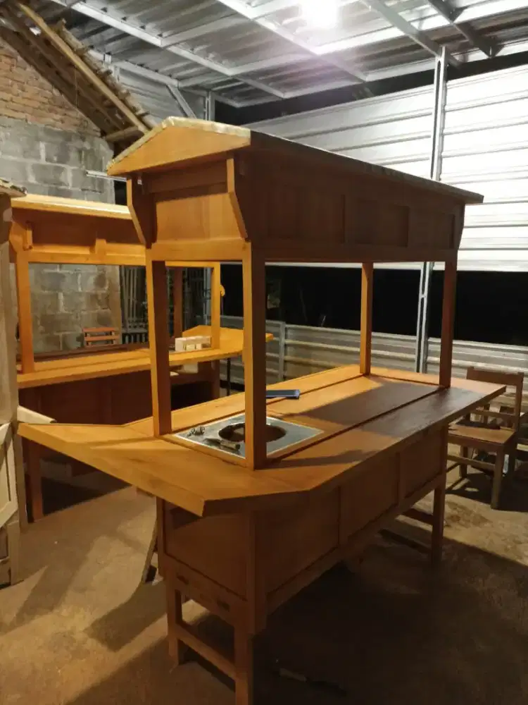 Jual Gerobak Angkringan, Bakso, Mie Ayam, Bubur, Sate, Soto, Pecel dll