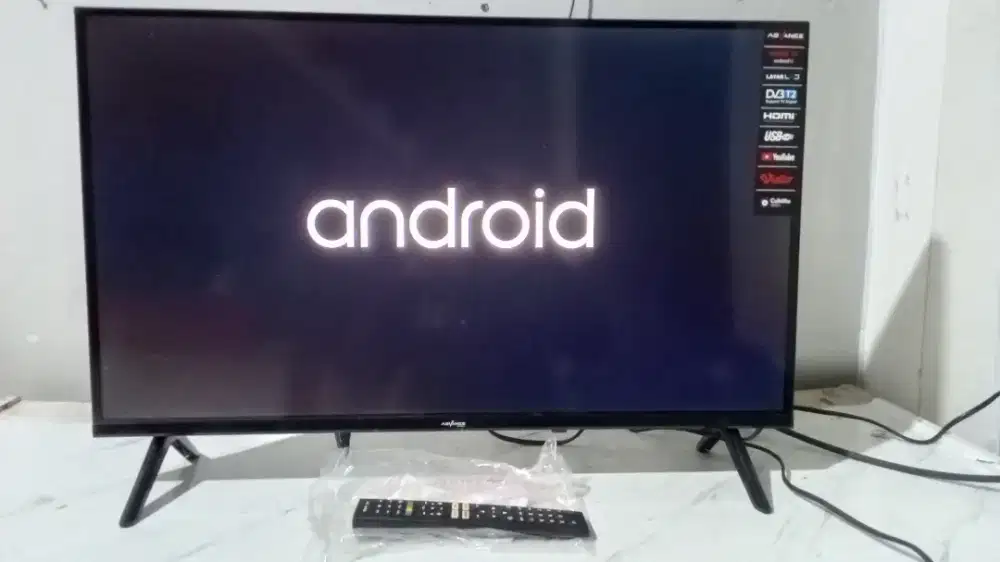 Tv LED advance android digital 32inchi likenew