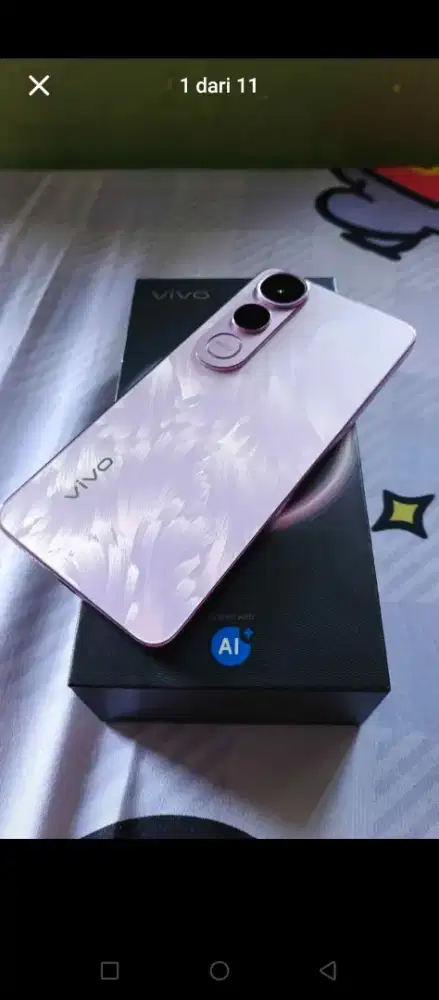 Sale Vivo v50 lite (purple) 8+8/256 fullset mulus ex wanita