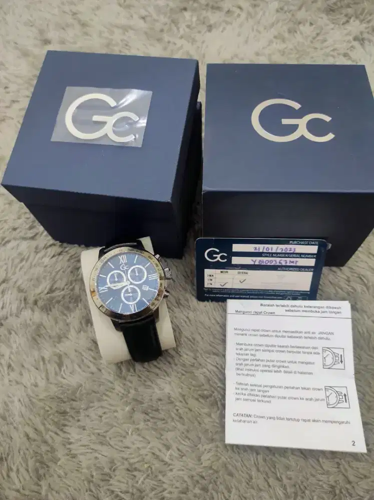 Jam Tangan Original GC (bekas tp dari baru belum pernah di pakai )