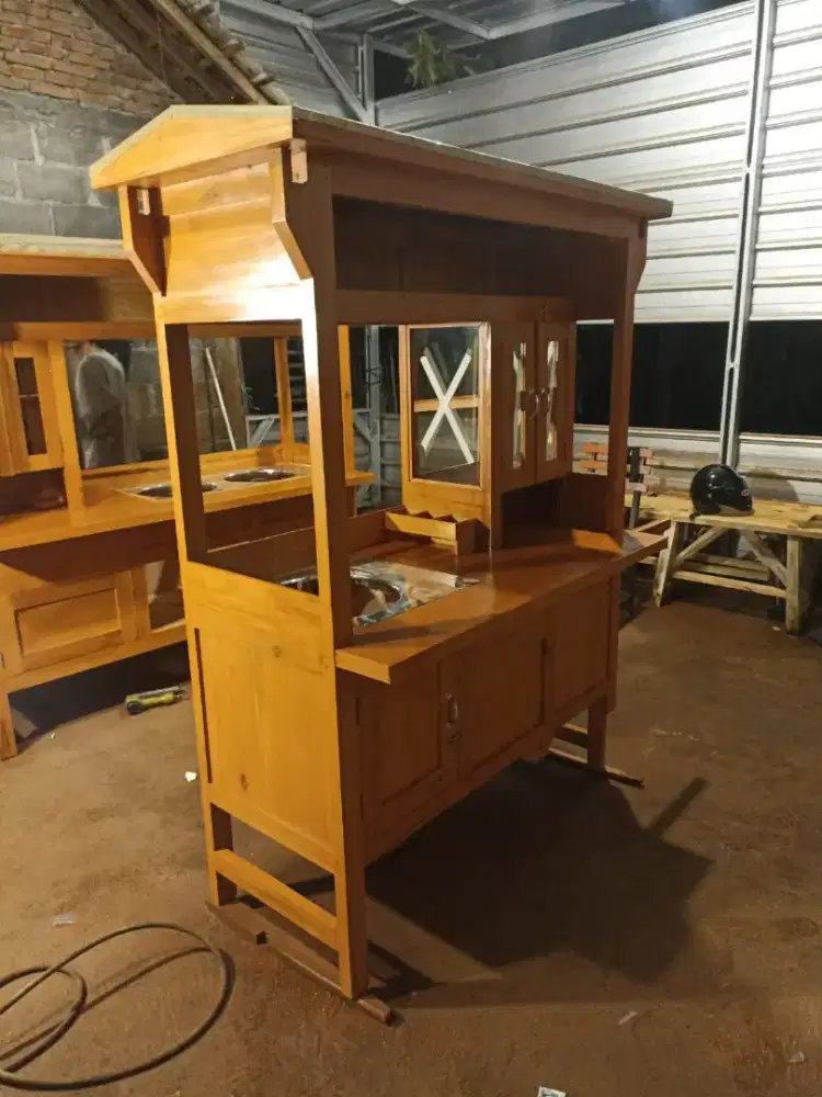 Jual Gerobak Angkringan, Bakso, Mie Ayam, Bubur, Sate, Soto, Pecel dll