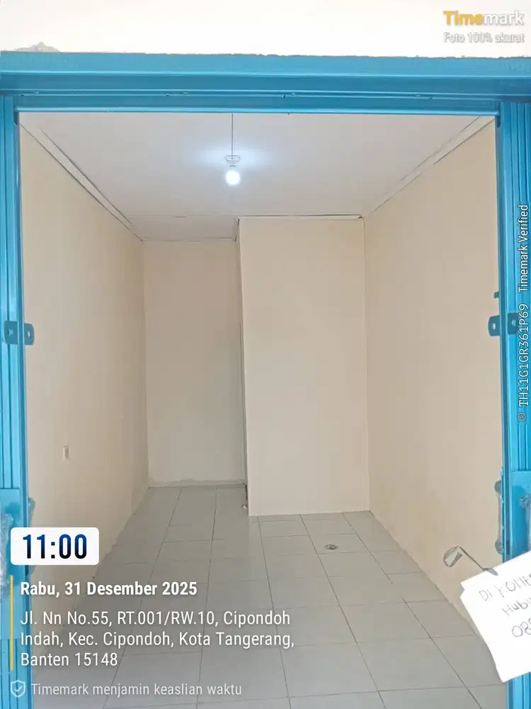 DISEWAKAN RUKO DI CIPONDOH TANGERANG