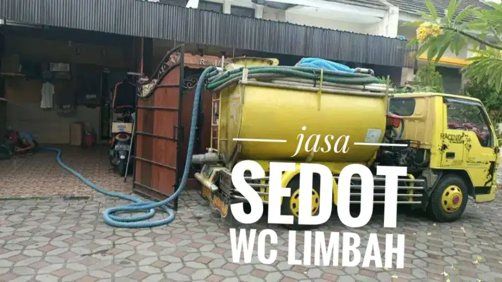 Sedot WC tinja saluran mampet sumur bor gali suntik service pompa air