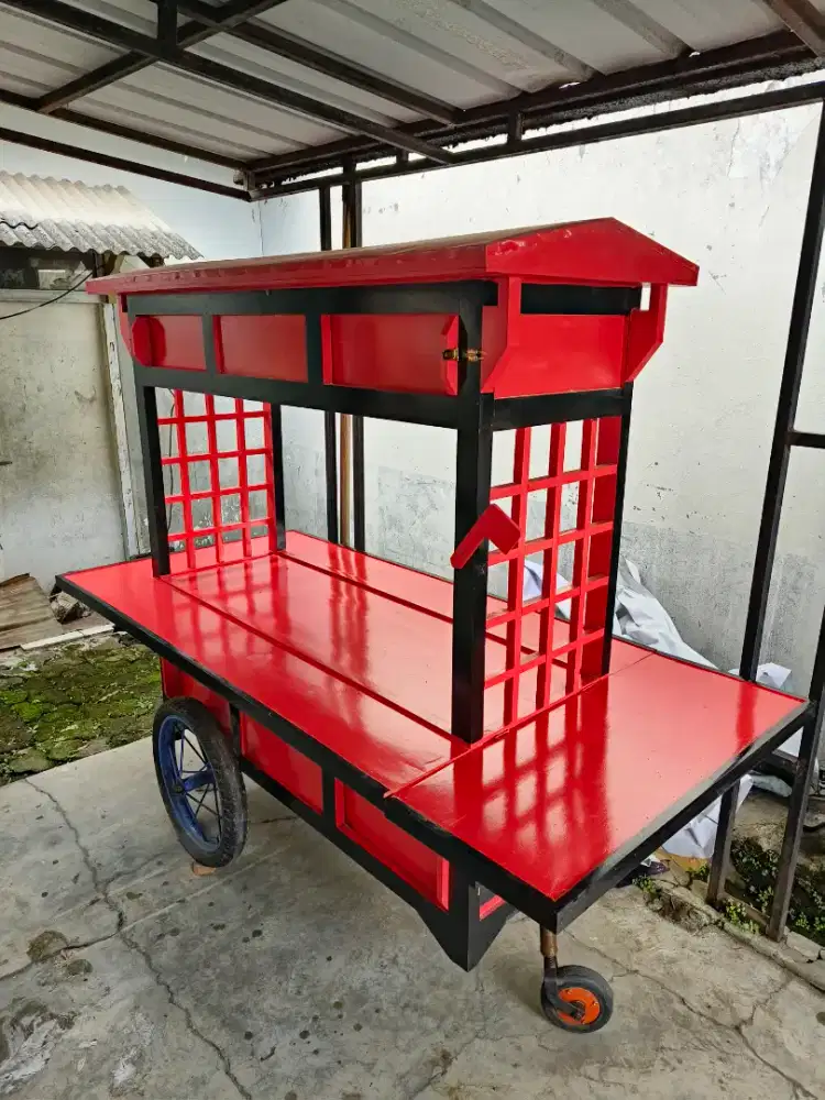 Gerobak angkringan bekas rasa BARU