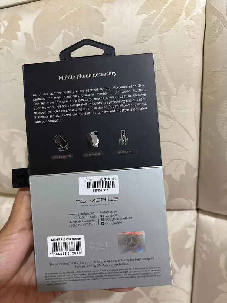 Jual cepat Hard case leather mercedes-bens iphone 16 pro max