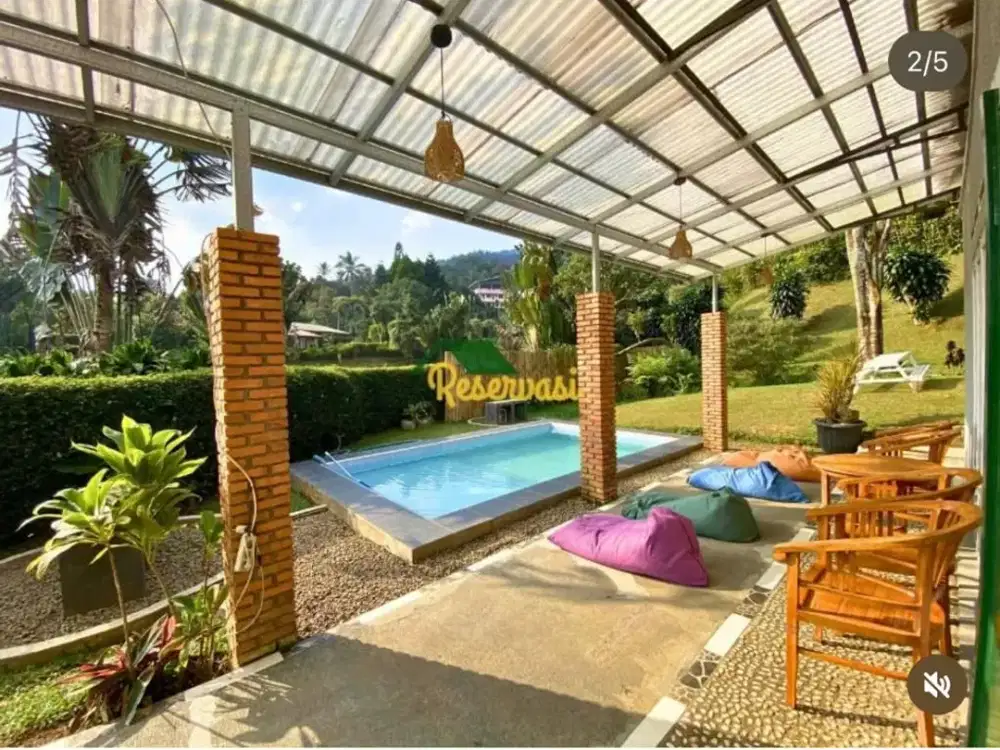 Villa Cantik Asri Sejuk Minimalis Modern Di Tugu Puncak Bogor Murah