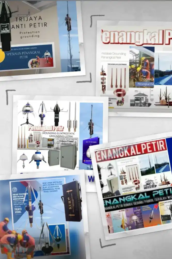 Pusat instalasi agen distributor pasang alat keamanan penangkal petir