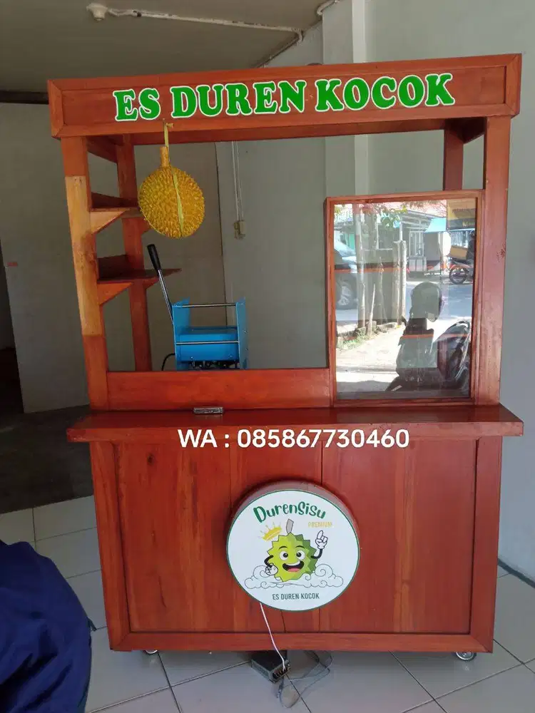 Jual gerobak kondisi bagus dan mulus + ada Roda