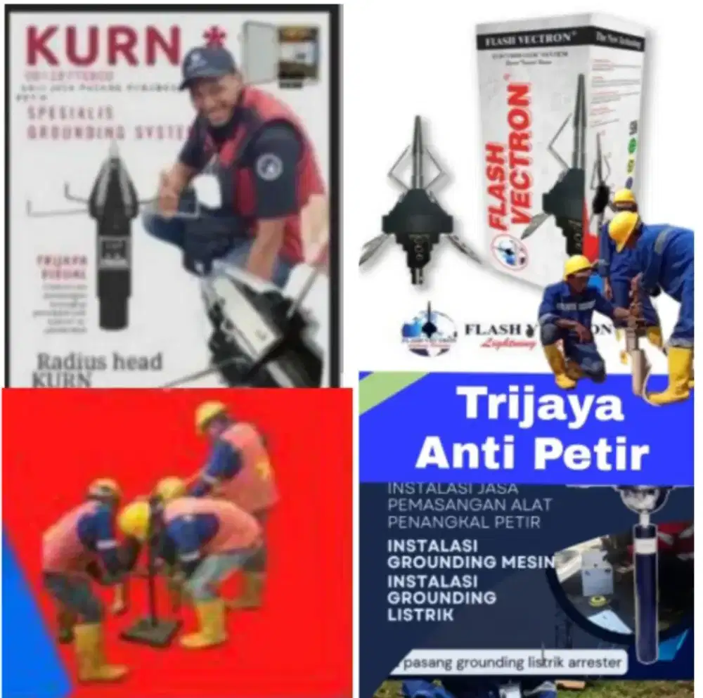 Teknisi instalasi jasa pasang alat penangkal petir wilayah Subang