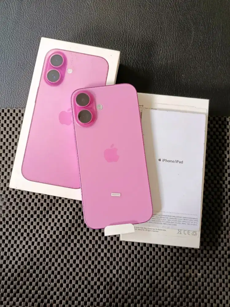 Iphone 16 128gb Pink IBOX BH 100 GARANSI September 2026 Malang Batu