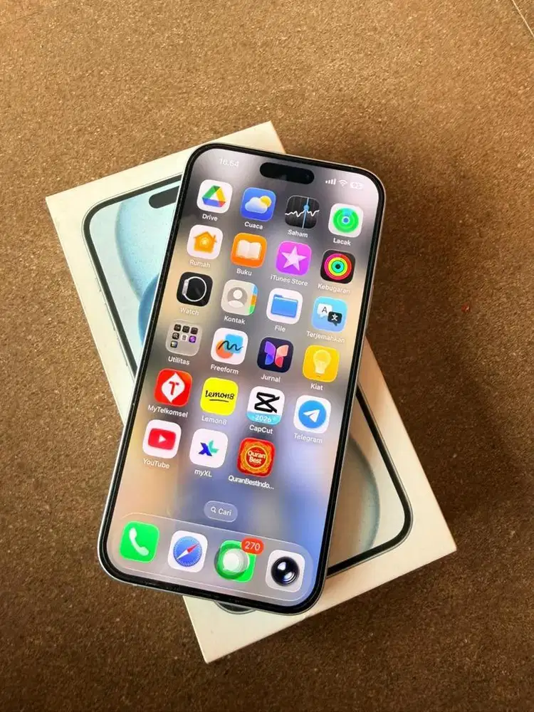 Iphone 15 Plus ex Ibox mulus seperti baru