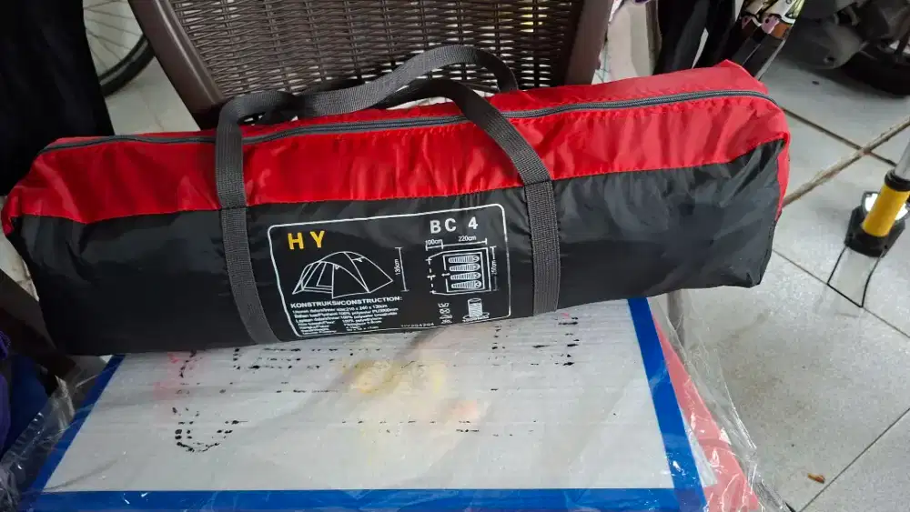 Tenda kap 4 (BC4) setara Borneo4