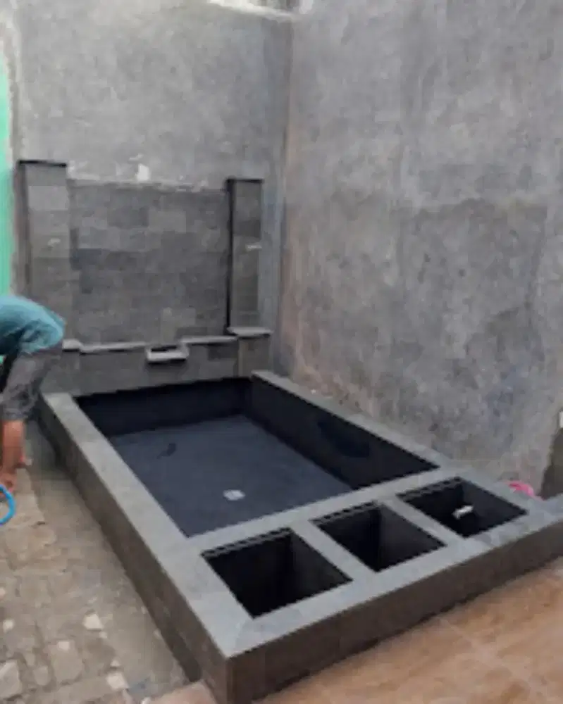 Membuat kolam minimalis