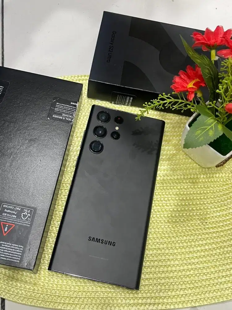 samsung s22 ultra 12/256 resmi sein fullset