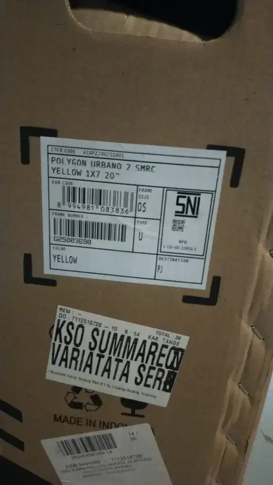 SEPEDA POLYGON URBANO 2 YELLOW