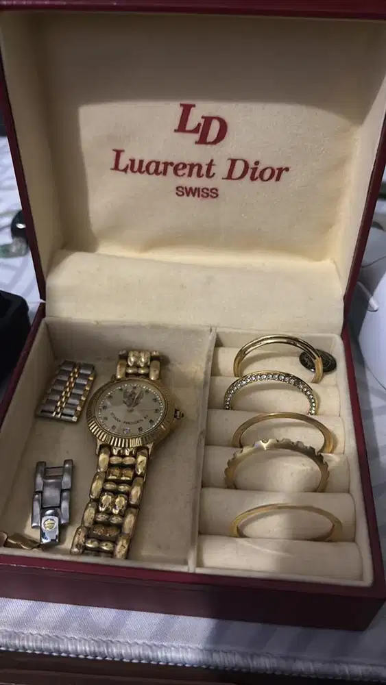 Luarent Dior swiss 23k gold plated Authentic Istana Presiden R.I