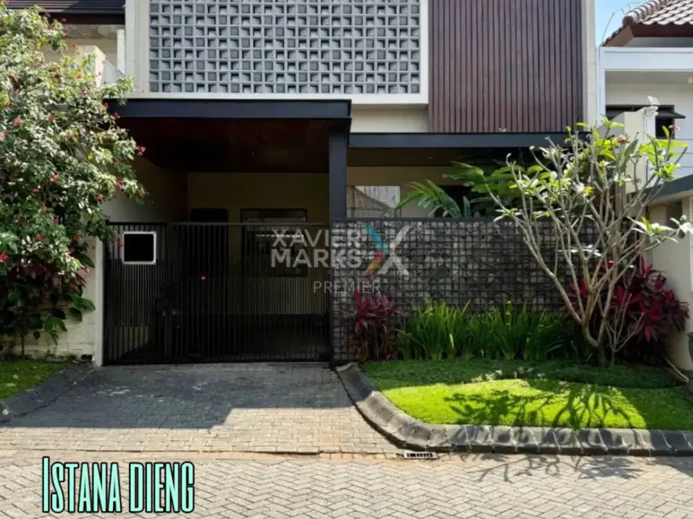 Rumah design modern di Istana Dieng Malang