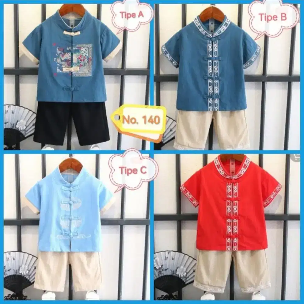 BAJU IMLEK CHEONGSAM ANAK LAKI-LAKI MURAH