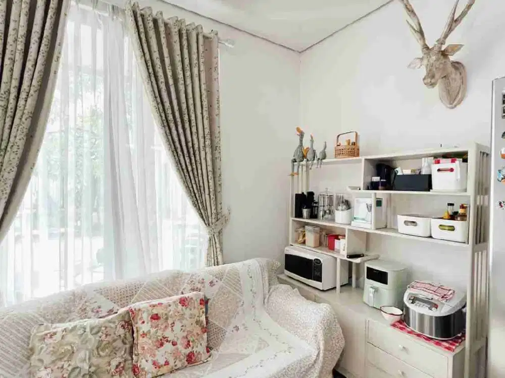 Rumah di jual dlm cluster 2 lantai,siap huni lokasi strategis, bbs banjir, harga nego