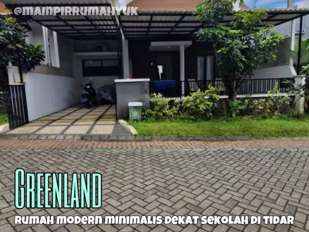Rumah siap huni semi furnished di Greenland Tidar Malang