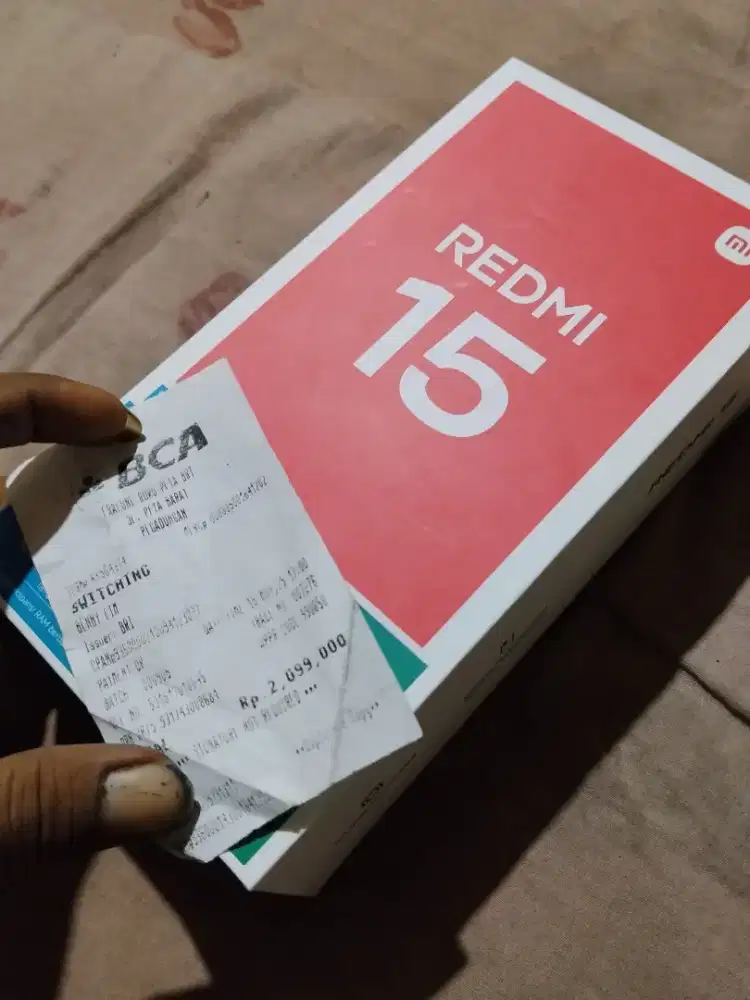 Jual hp redmi 15 ram 8/128 alesan jual Krn kegedean