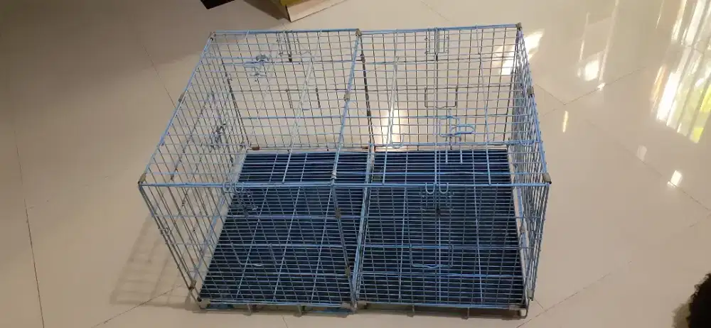 Kandang anjing kucing jumbo 4 pintu