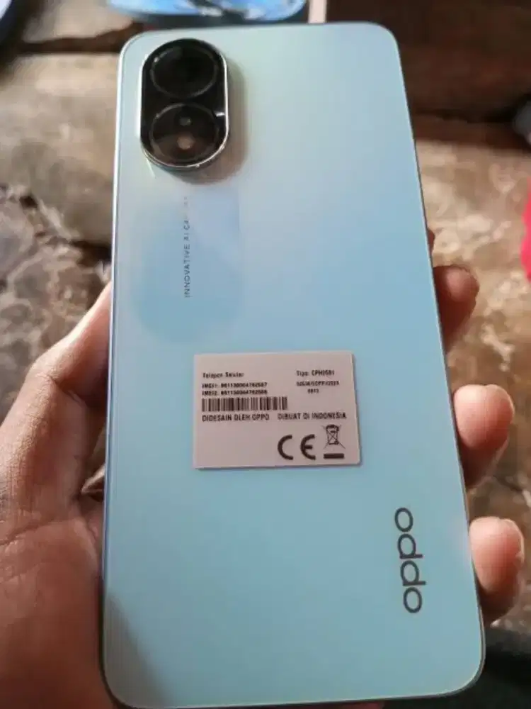 Oppo a18 batangan no minus