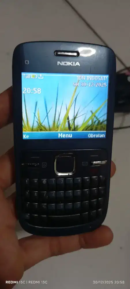 Dijual Nokia C3 normal fungsi sinyal Axis, XL 3 minat pm