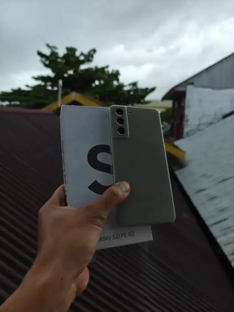 Samsung S21 FE 5G 256gb Olive Resmi Sein