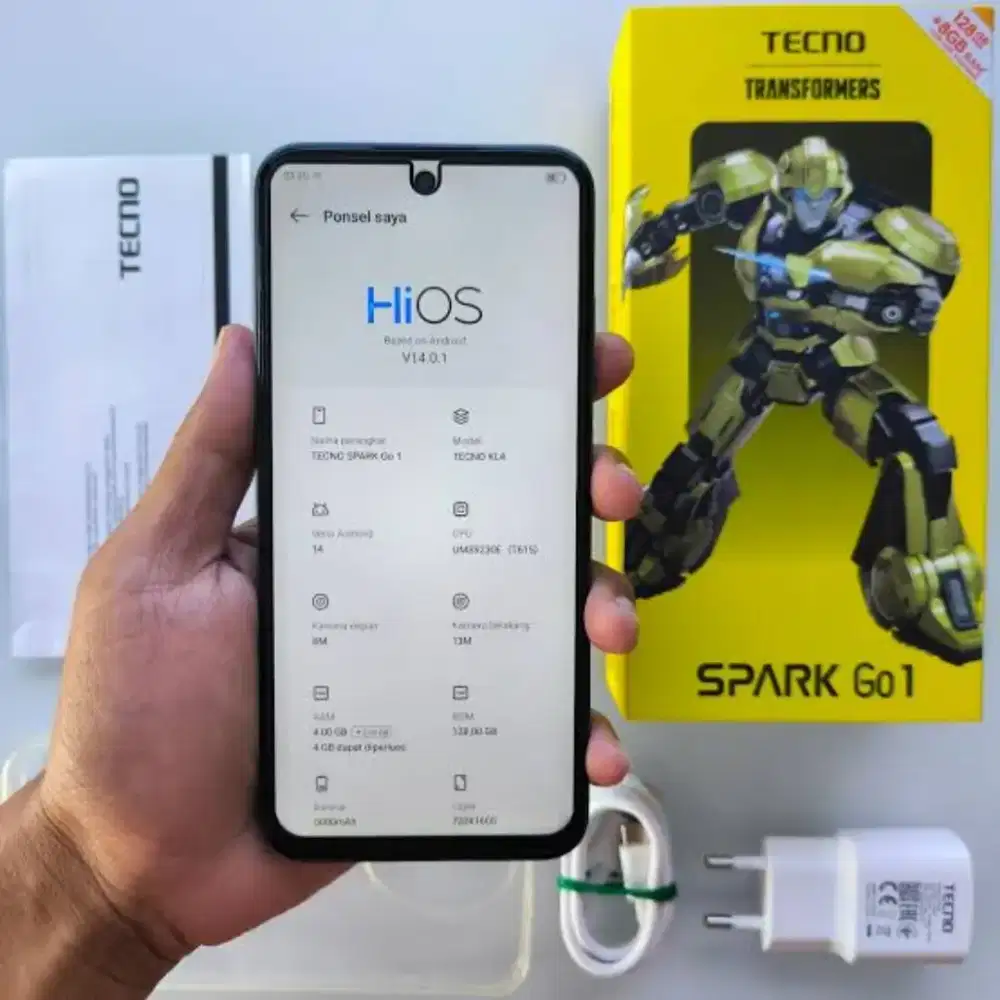 Tecno spark go 1 4/128 Fullset