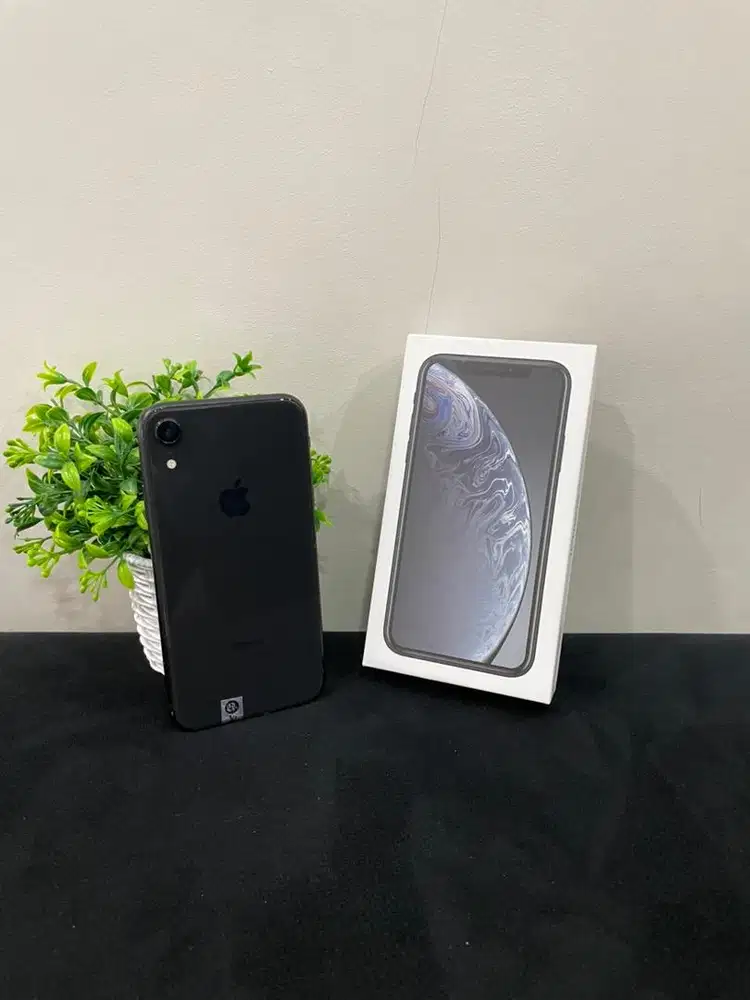 IPhone XR 128GB Black mulus Fullset BH 85% 3Utool 98 Sinyal Wifi Only