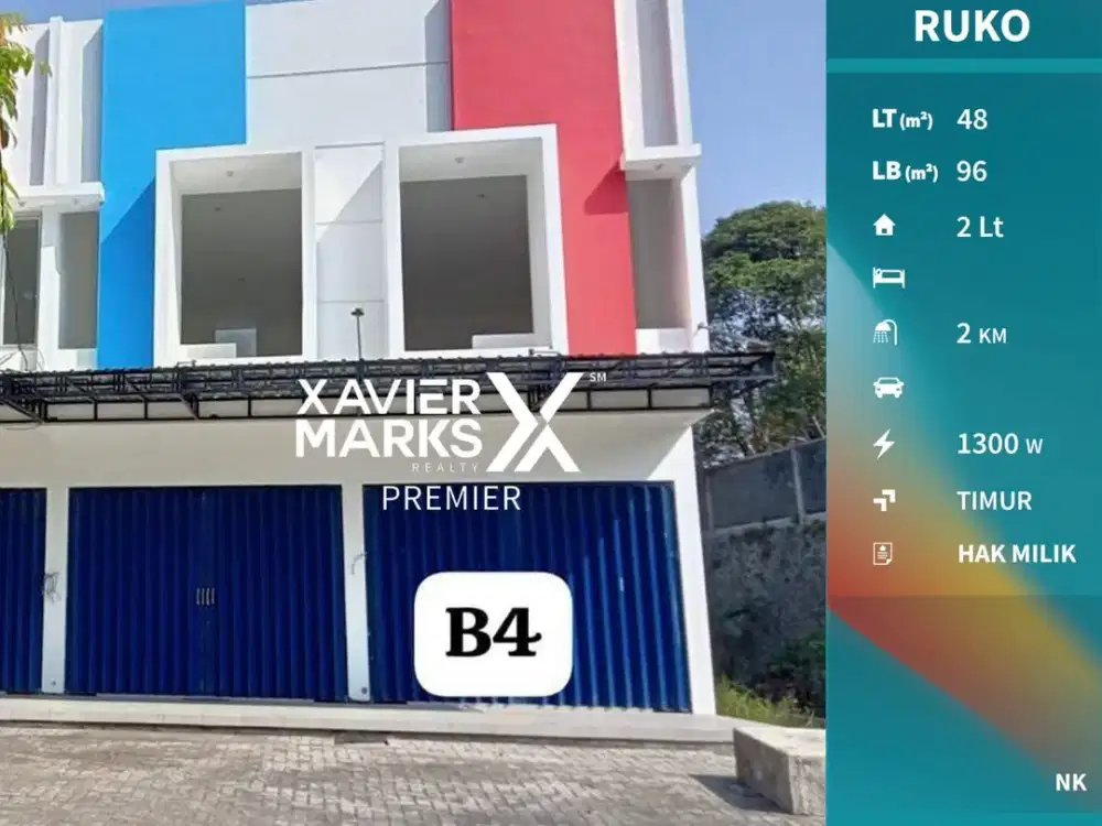 Dijual Ruko Baru Gress Di Daerah Sulfat Blimbing Malang(OLX520)