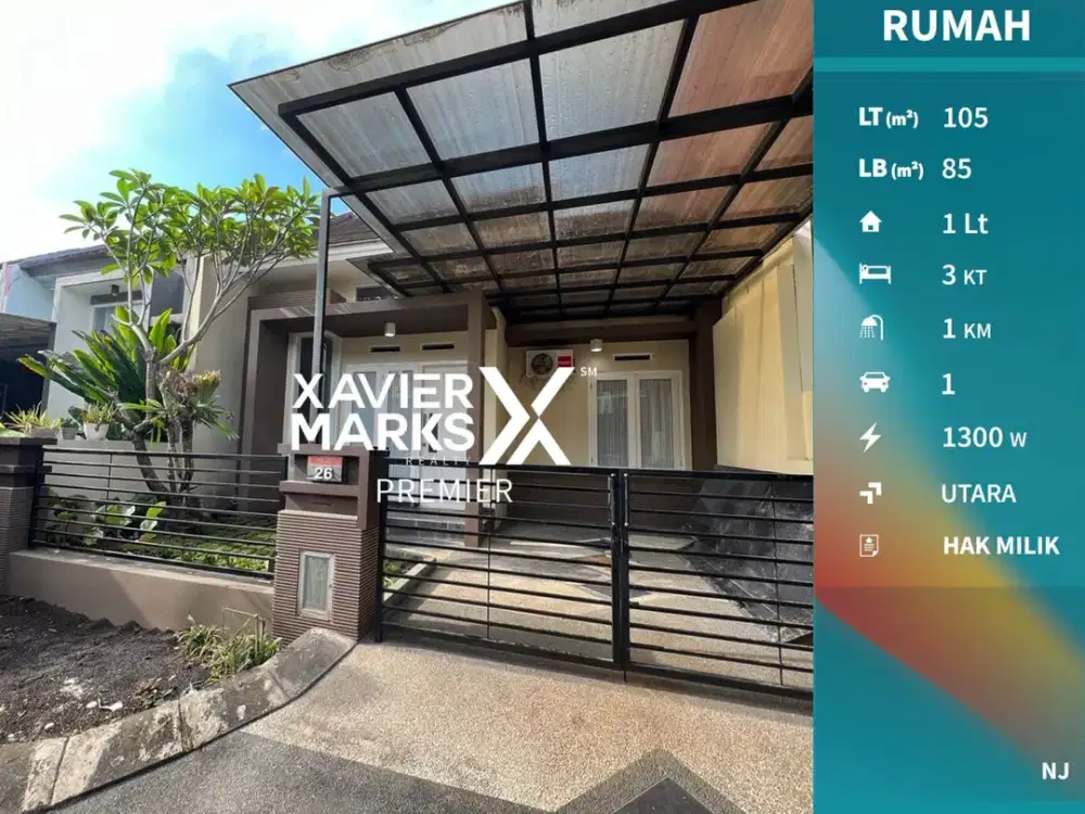 Rumah Siap Huni Nyaman Di Permata Jingga Lowokwaru Malang(OLX515)