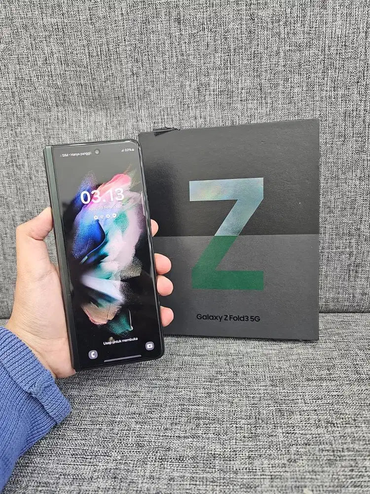 Samsung Z Fold 3 5G 12/512 Fulset ori resmi sein no minus