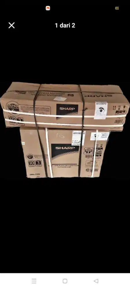 TERMURAH AC SHARP 1/2 PK TYPE AH-A5BEY  BARU SEGEL GARANSI RESMI