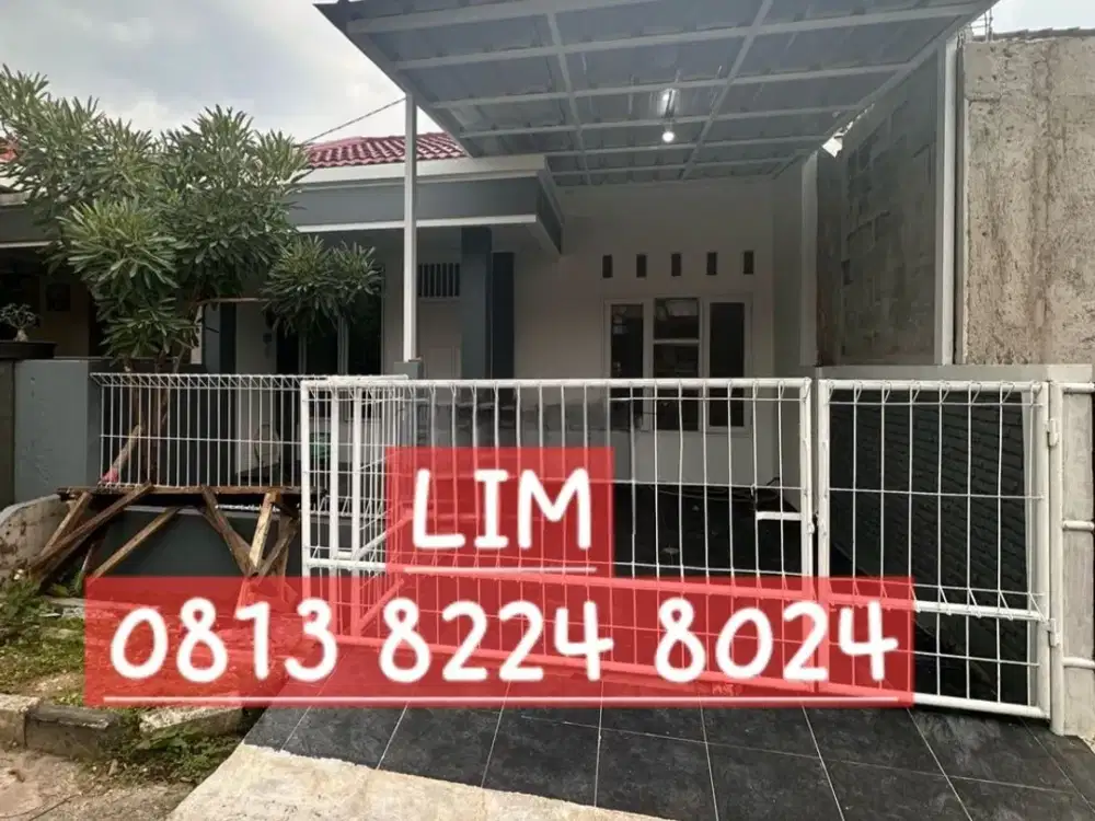 RUMAH BAGUS MURAH RANGKA BAJA RINGAN SIAPHUNI PERUM LIMUS PRATAMA CIBUBUR BOGOR