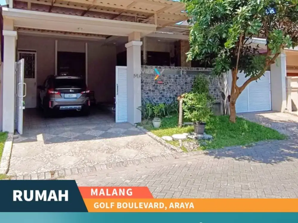 Dijual Rumah Modern Terawat Di Area Golf Boulevard Araya Malang(OLX691