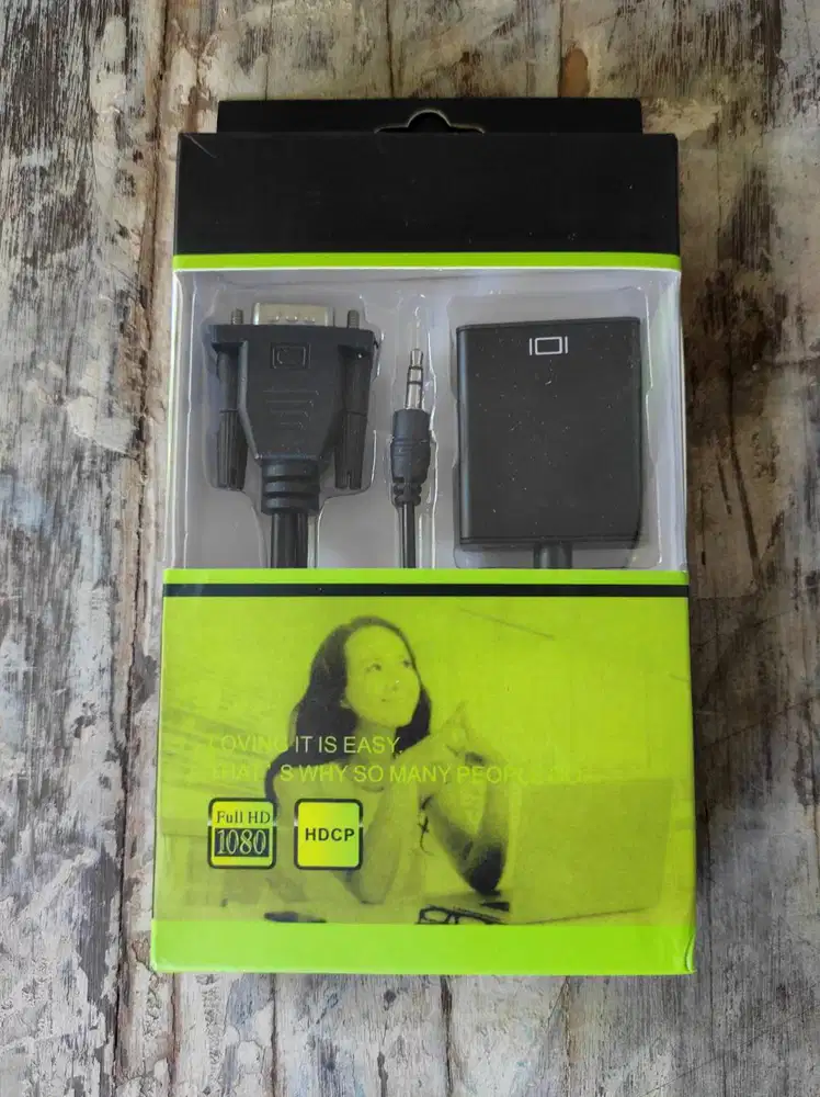 VGA to HDMI Converter+Audio