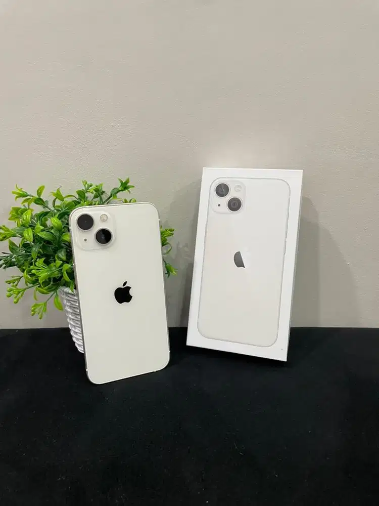 IPhone 13 128GB Starlight mulus Fullset BH 100% 3Utool 100 Wifii Only