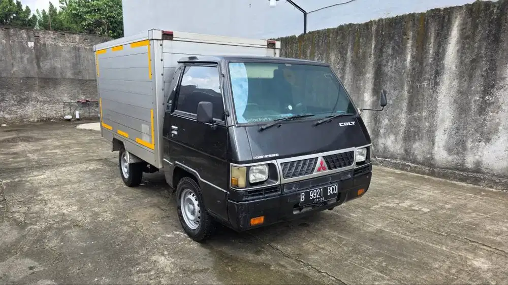 L300 box almunium 2015 manual solar power steering AC dingin mesin jos