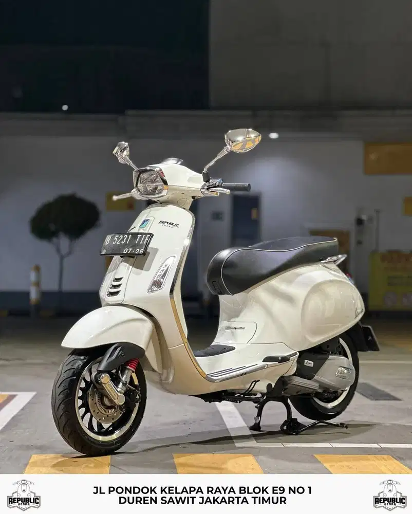 PIAGGIO VESPA SPRINT 150 IGET ABS LED TH 2021 WARNA WHITE INNOCENZA