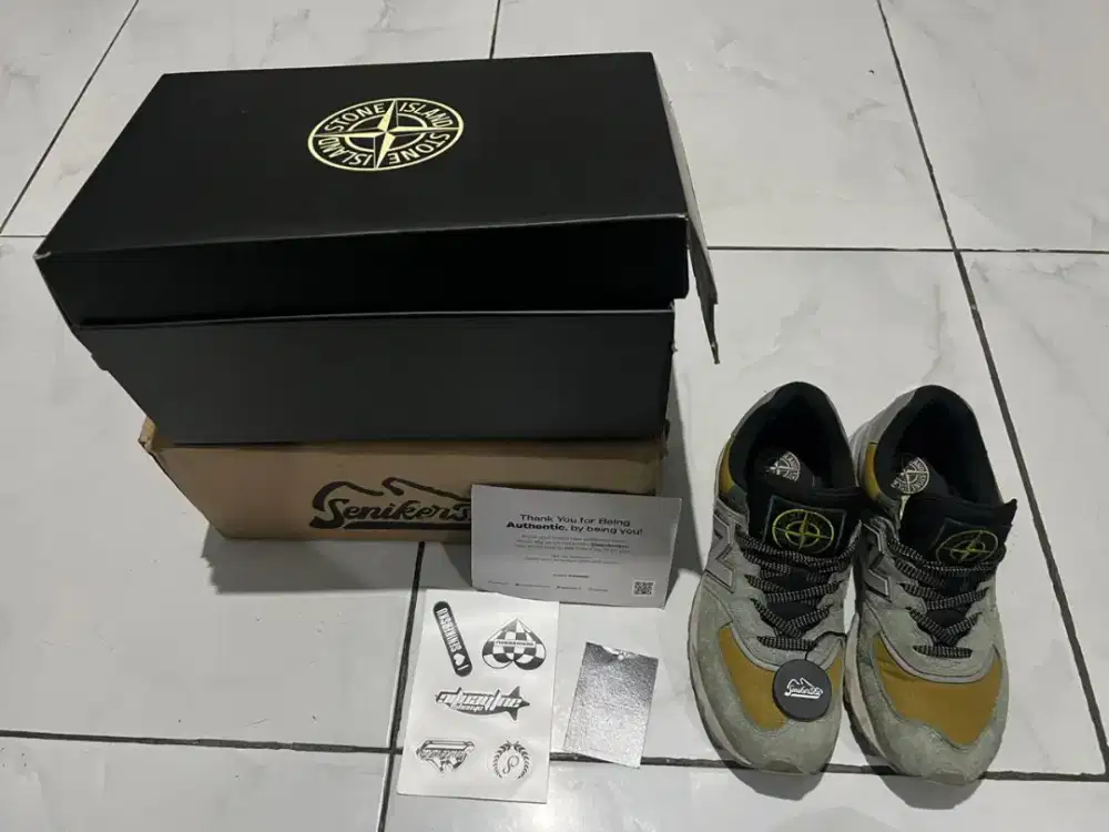 nb x stone island light green ex senikersku