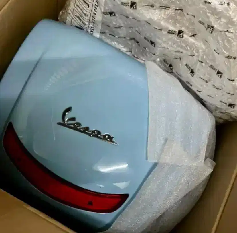 Top box support vespa lx s blue capri 2024