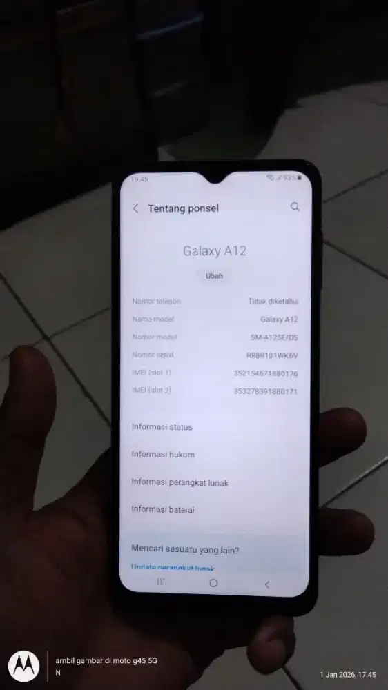 Samsung A12 unit only