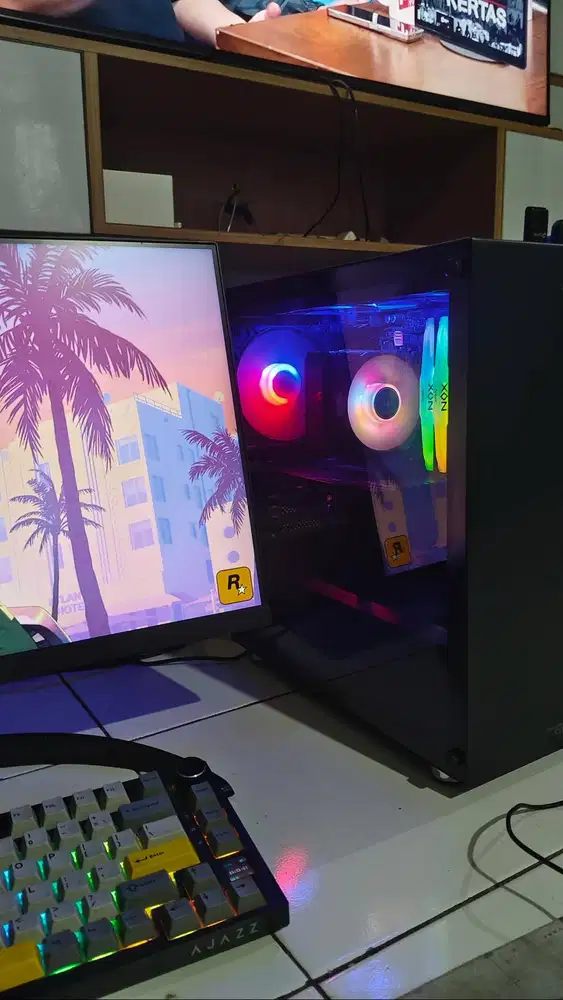 PC Fullset i5 Gen 10 + Monitor LG 2K IPS - Siap Game & Editing