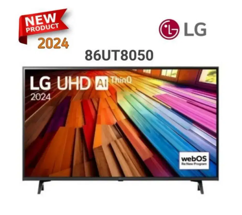 TERMURAH LG SMART TV 4K 86UT8050PSB 86 INCH BARU GRESS GARANSI RESMI
