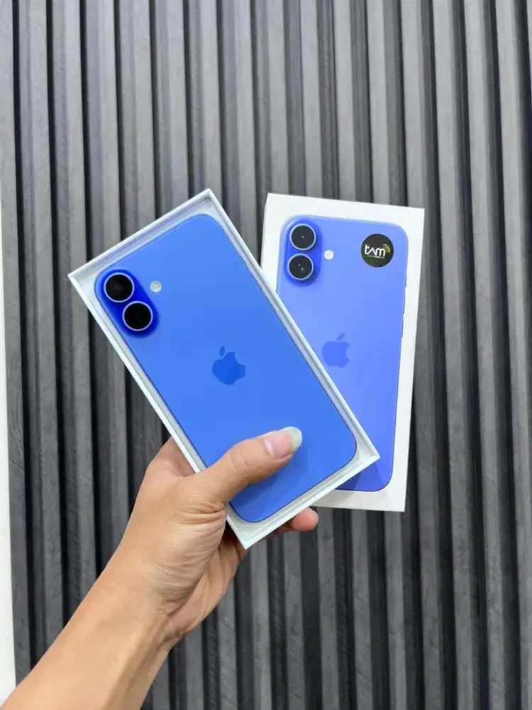 iphone 16 plus 128 ibox bh 95% garansi on april 2026 mulus like new