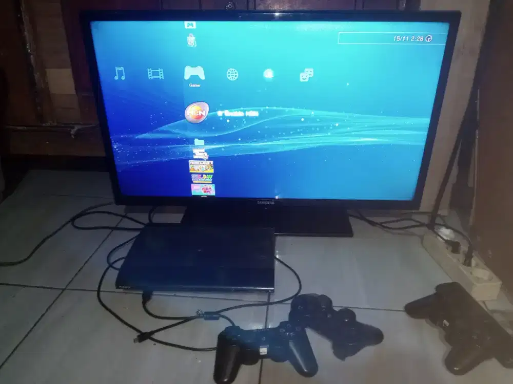 Ps3 superslim HDD 500GB + TV led Samsung 32