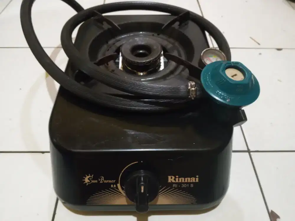 Kompor gas Rinnai 1 tungku + selang regulator