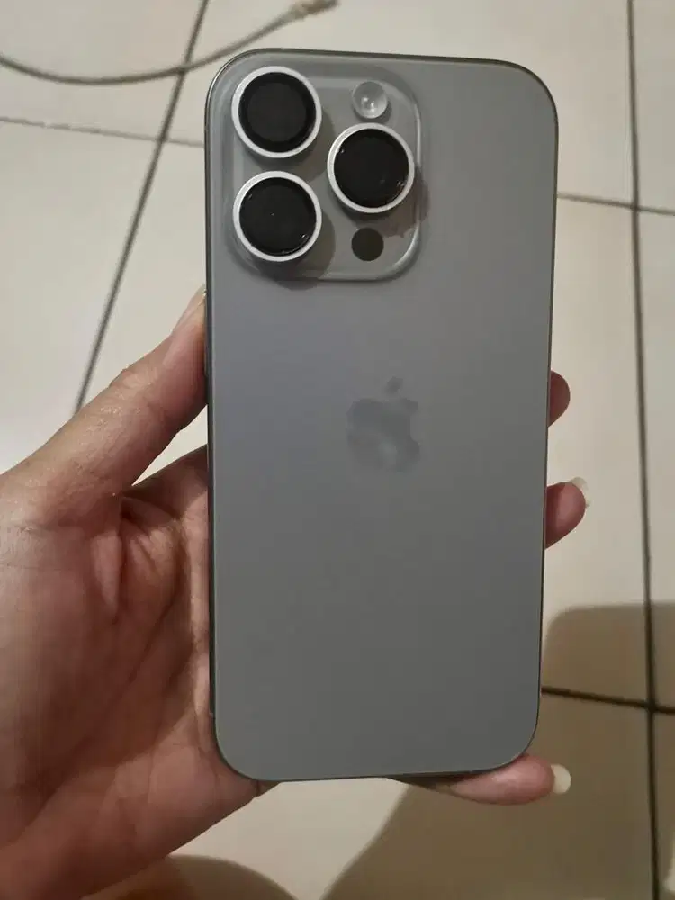 iphone 16 pro 128gb bh 100 grsi agustus 2026 mulus fullset bisa tuker